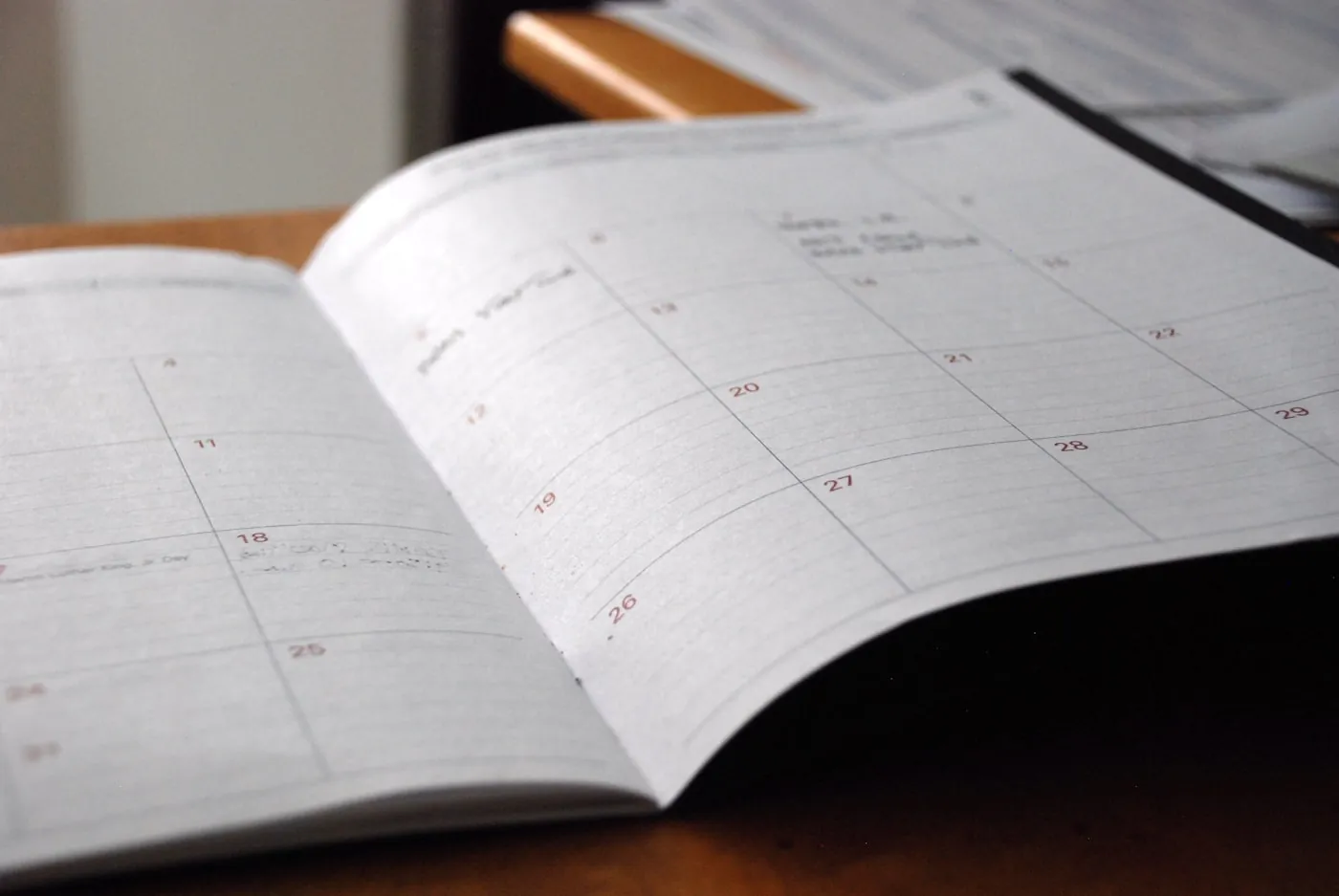 Kalender für Löschfristen, wann personenbezogene Daten gelöscht werden müssen